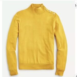 J. Crew Yellow Turtleneck Sweater